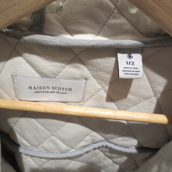 Scotch & Soda Gray Quilted Jacket - Picture 5 of 7